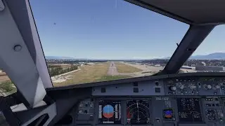 Geneva Landing | FSLabs A21N | MSFS2024