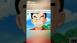 Goku Kuririn e vegeta conversando