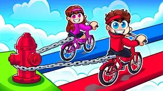 Faire du Vélo ENCHAINÉ avec ma FANGIRL sur Roblox !