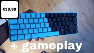 Best CHEAP Mechanical KEYBOARD ? - Felicon Mini 60% Keyboard Review + Handcam Gameplay