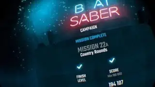 Beat Saber. I'm getting better.