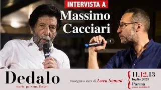 Luca Sommi intervista Massimo Cacciarii nella rassegna Dedalo.