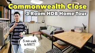 Home Tour: 3 Room HDB Flat at Commonwealth Close! 5 min to Walk to MRT | LoukProp Homes Singapore