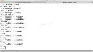 (Learn Programming With Python) 53-Step 01-Text in Python-Methods in str class