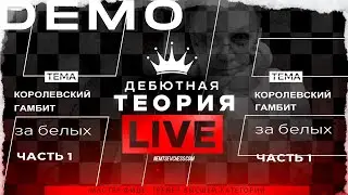Королевский гамбит. За белых. Часть-1. Игорь Немцев. Шахматы