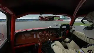 Lotus Elan 26R opening laps in MRL Pall Mall Cup, Silverstone 2023