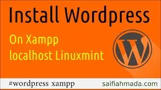 install wordpress on xampp linuxmint