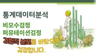 통계데이터분석 - 비모수검정2 - 퍼뮤테이션검정 🔑nonparametric test | permutation test | 평균검정 윌콕슨-맨-휘트니검정 | 독립성검정 | 상관분석