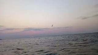Захід сонця у лиман Бірючого