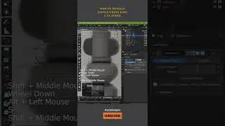Minute Models Simple Chess King | AR3Designs Daily Blender 3D Tips
