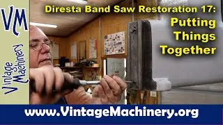 Diresta Bandsaw Restoration 17: Attaching Table and Guide Mounts to the Main Casting