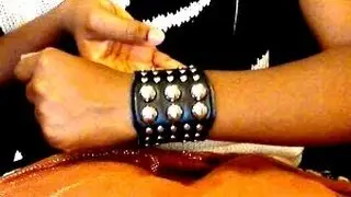 DIY: Waist Belt to Rocker Chic Bracelet in 3 Easy Steps!