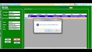How to delete recored from database using C# and SQL