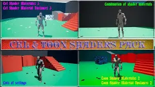 Demo. Cel & Toon Shaders. Available on the Marketplace. Unreal engine 4.27-5.1.