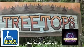 TREETOPS ROLLER COASTER | ♿️DISABILITY ACCESS | OAKWOOD THEME PARK