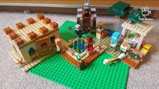 LEGO 21160 MINECRAFT DESERT VILLAGE ILLAGER RAID SPEEDBUILD! Christmas Opening