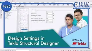 How to Design Settings in Tekla Structural Designer