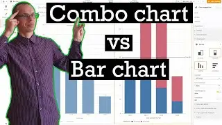 Is a bar chart a better choice than a combo chart?