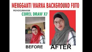 cara mengganti background foto menggunakan corel draw x7