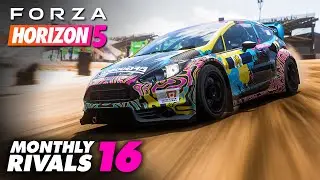 Forza Horizon 5 | Series 16 Monthly Rivals Challenge - #14 Ford Fiesta GRC Gameplay [1440p60]