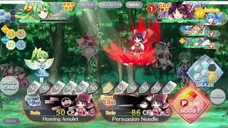 Touhou Lostword scarlet devil tower flooer 15 no spellcard