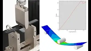 Abaqus Tutorial: Three-point bending test of composite laminate with Hashin failure 