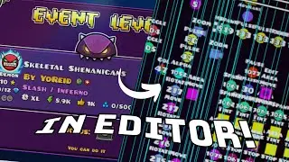 Skeletal Shenanigans in EDITOR! | Geometry Dash 2.2