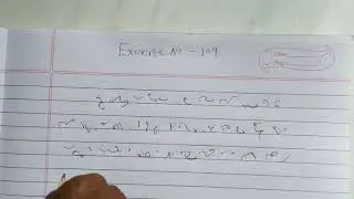 Pitman Shorthand Exercise No 109 // Steno Exercise 109