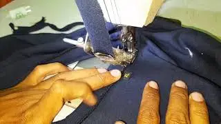 cara mudah menjahit dua rante kaos oblong.kuwalitas destro