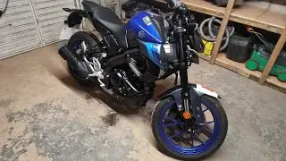 Yamaha mt 125cc 2021 Oil and filter change