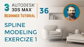 Spline Modelling Exercise - 1 | 3ds Max Tutorial #36