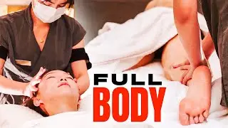 Luxurious Full Body Massage Experience | ASMR Barber Premium 🥂