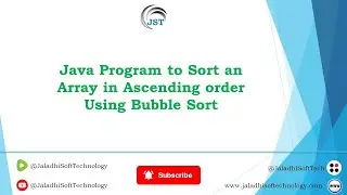 Java Program to convert char Array to String using Bubble Sort