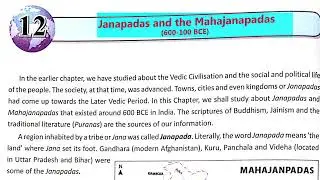 Janapadas and Mahajanpadas Question Answer | Dav Class 6 SST Chapter 12 |