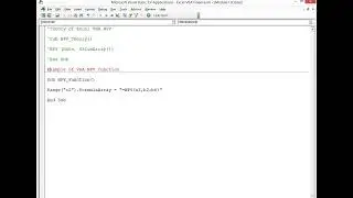Excel VBA NPV Net Present Value Finance Formula Excel 2013 vba