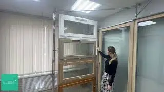 Фрамуга с механическим управлением