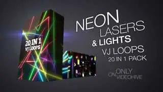 Neon Lasers And Lights VJ Pack