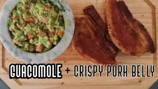Crispy Pork Belly + Guacomole (Perfect bite)