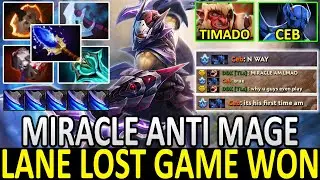 MIRACLE [Anti Mage] | Lane Lost Game Won | Feat. TIMADO & CEB | Dota 2 | Pro Gameplay | Highlights