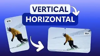 How to make a vertical video horizontal (portrait to landscape)