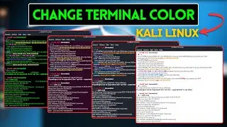 How to Customize your Kali Linux Terminal like a HACKER!!
