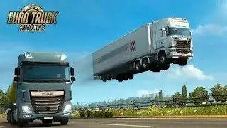✅ ETS2 1.45. На карте Proekt_Rossiya, она же RusMap/Первые впечетления.