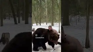 ALEX TERRIBLE RIDE & WRESTLES THE BEAR TOM 🐻