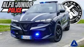 The First Alfa Romeo Junior Local Police Car Arrives To Catch Bad Guys