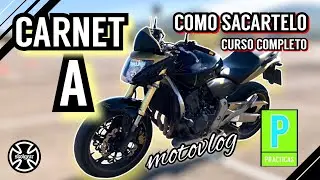 Cómo SACARSE el CARNET A | Curso Completo | HONDA Hornet | Permiso MOTO