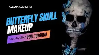 Butterly Skull Halloween Makeup Tutorial