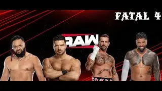 Jacob Fatu vs Ethan Page vs CM punk Jey Uso Fatal 4