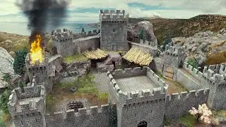 Medieval Castle Diorama Showcase - MiniArt 1/72 Castle