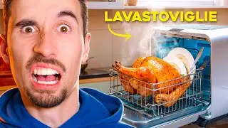 CUCINO il POLLO con la LAVASTOVIGLIE!🍗 Sarà cotto?