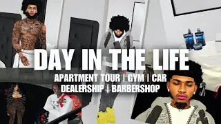 IMVU VOICEOVER VLOG l DAY IN THE LIFE APARTMENT TOUR BARBERSHOP GYM LIFE
